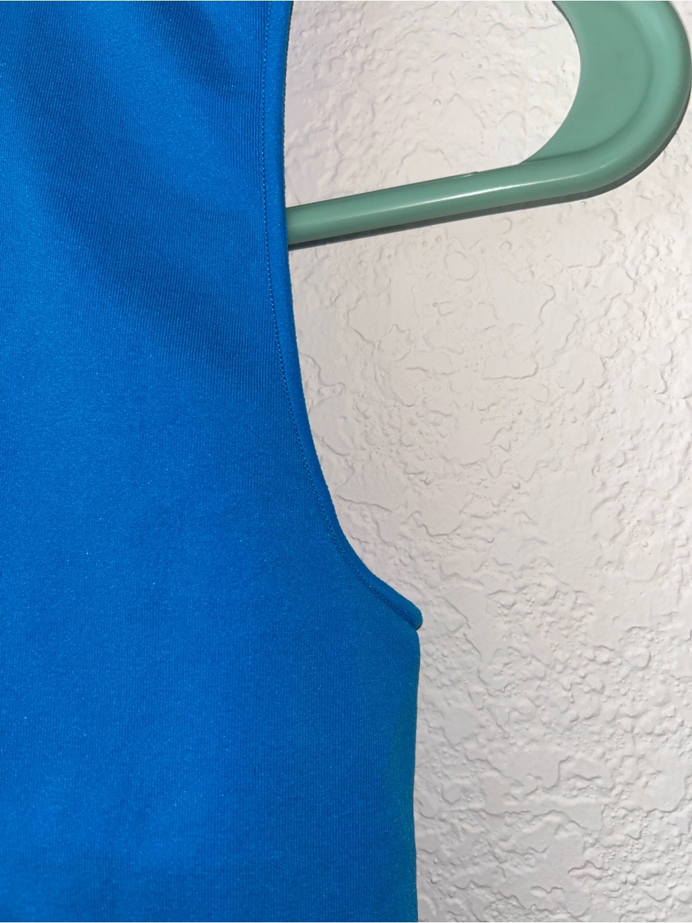 SKIMS Fits Everybody High Neck Bodysuit Neon Blue XL Like New - Picture 8 of 8